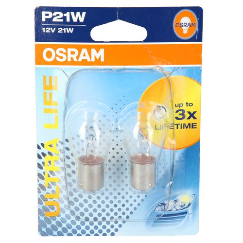 LAMPARA ULTRA LIFE DUAL PACK P21W