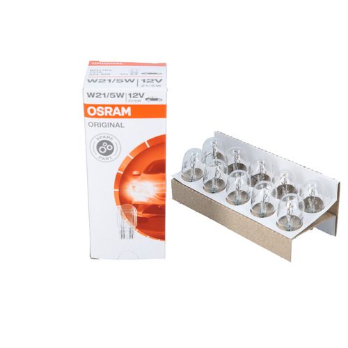 LAMPARA ORIGINAL CASQUILLO DE VIDRIO W21/5W