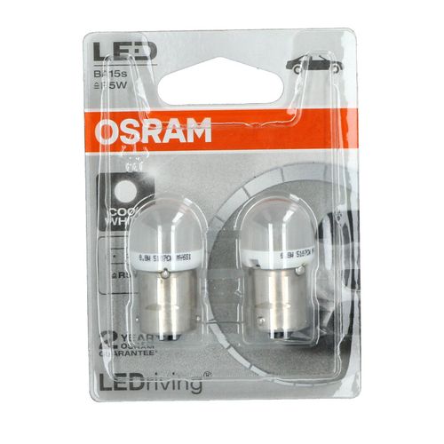 LED BA9S 0.8W COOL WHITE DUO PACK