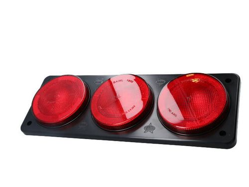 Faro trasero unipolar rojo