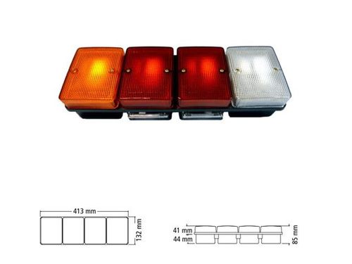 Faro trasero bipolar