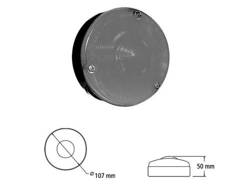 Faro Universal Redondo Cristal Bipolar BAIML