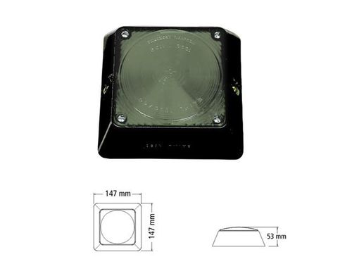 Faro trasero cristal unipolar