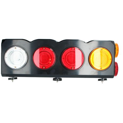 Faro Trasero Laterales Lado Izquierdo Ambar Rojo Rojo Cristal