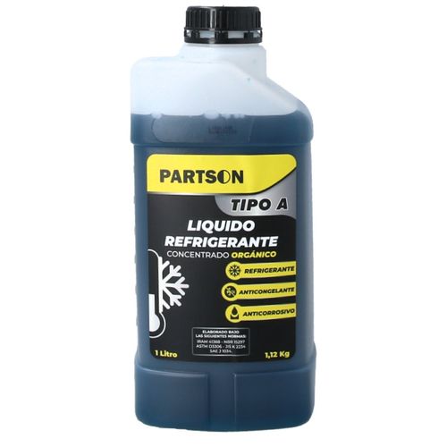 Liquido refrigerante verde orgánico concentrado 1lts