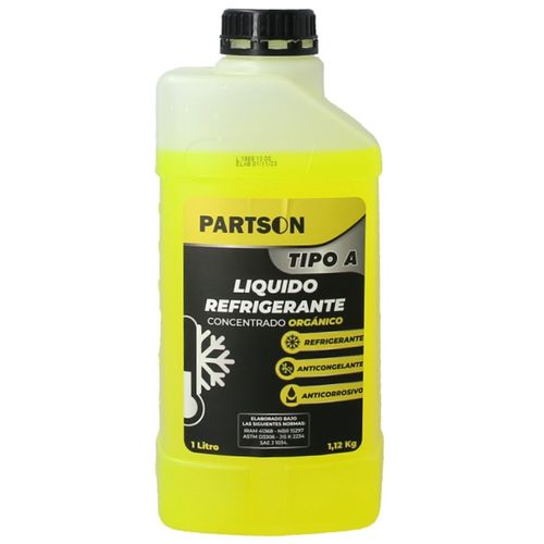 Liquido refrigerante amarillo orgánico concentrado 1lts