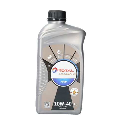 Aceite Quartz 7000 10W40 Semi-Sintetico 1LT