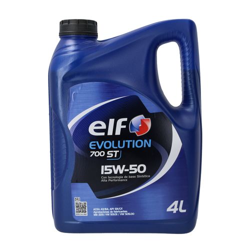 Aceite Evolution 700 15W50 Semi-Sintetico 4LTS