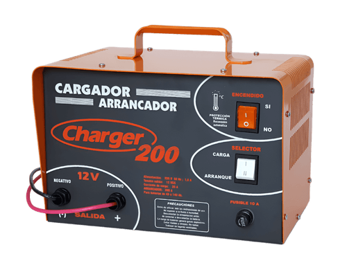 Cargador arrancador 20-200amp 12v