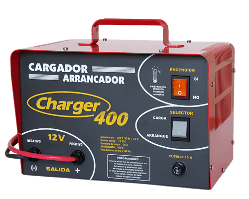 Cargador arrancador 30-400amp 12v