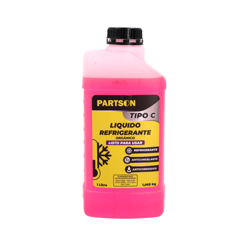 Liquido refrigerante rosa (listo para usar) 1lts