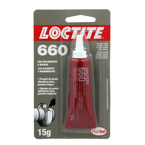 Fijador Rodamiento-Cojinete 660 - Resistencia media/alta (15g)