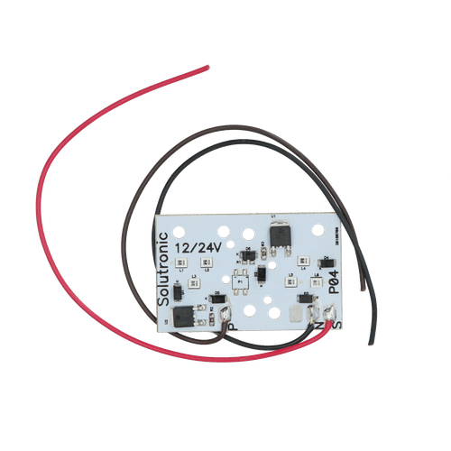 PORTA LÁMPARA CON LED PARA FARO 1035 ROJO BIPOLAR