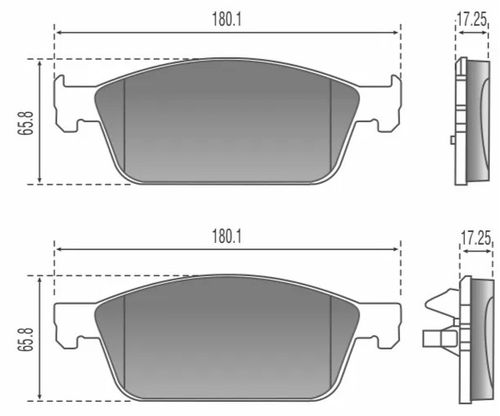 Pastilla De Freno Ford Focus Iii (Delantero)