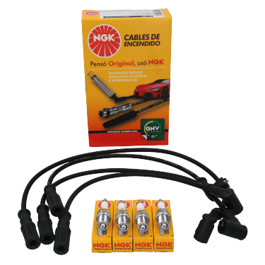 Kit Cable +  Bujía Fiat Duna, Uno, Palio, Siena