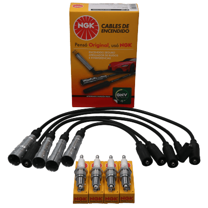 Kit Cable +  Bujía Vw Crossfox, Fox, Gol, Golf, Polo Classic, Saveiro