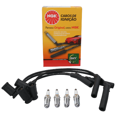 Kit Cable +  Bujía Ford Ka, Fiesta, Escort, Courier, Ecosport, Focus