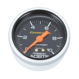 Reloj De Presión De Aceite Racing Negro Orlan Rober