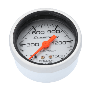 Reloj De Presión De Nitro Racing Plateado Orlan Rober