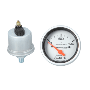 Reloj De Presión De Aceite Electrico Racing Negro Orlan Rober