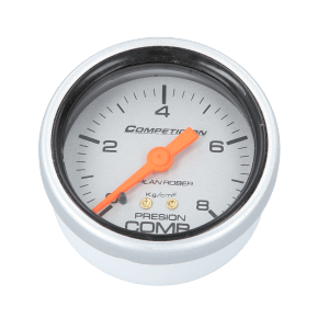 Reloj De Presión De Nafta Racing Plateado Orlan Rober