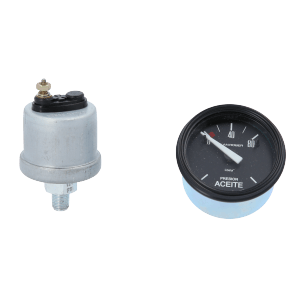 Reloj De Presión De Aceite Negro Con Sensor Orlan Rober