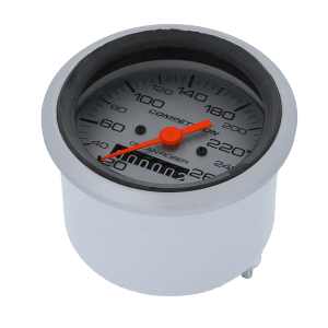 Reloj Velocimetro Plateado Europeo