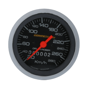 Reloj Velocimetro Competición Negro Americano