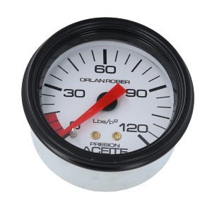 Reloj De Presión De Aceite Blanco Orlan Rober
