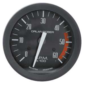 Reloj Tacometro Diesel Negro Orlan Rober