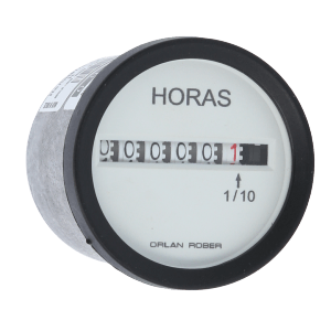 Reloj Horimetro Electrico Blanco Orlan Rober