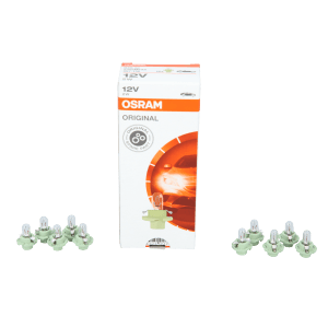 Lampara 12V/1,2W Portal Verde Osram