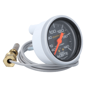 Reloj Temperatura Aceite Competición Negro Capilar Orlan Rober