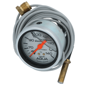 Reloj Temperatura Agua Competición Plateado Glicerina Orlan Rober