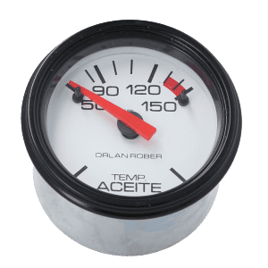 Reloj Temperatura Aceite Blanco Sensor Orlan Rober
