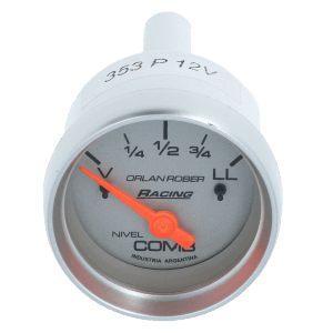 Reloj Nivel Combustible Plateado Orlan Rober