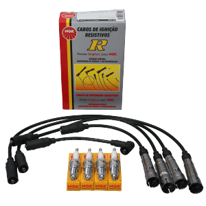 Kit Cable +  Bujía Vw Quantun NGK BRASIL
