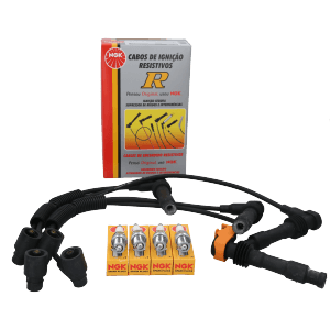 Kit Cable +  Bujía Chevrolet Corsa, Tigra NGK BRASIL