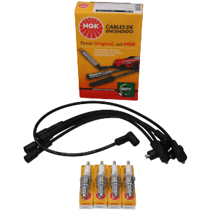 Kit Cable +  Bujía Renault Clio NGK BRASIL