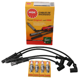 Kit Cable +  Bujía Renault Clio Ii, Kangoo, Megane, Logan, Symbol, Senic, Sandero NGK BRASIL