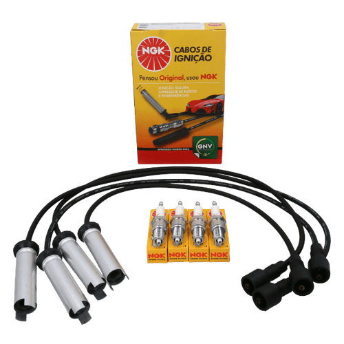 Kit Cable +  Bujía Chevrolet S-10 NGK BRASIL
