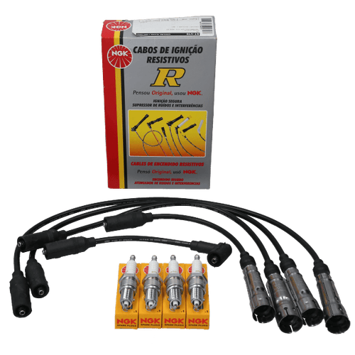 Kit Cable +  Bujía Vw Quantun NGK BRASIL