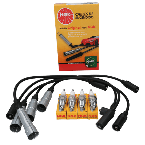 Kit Cable +  Bujía Vw Polo Classic| Seat Inca NGK BRASIL