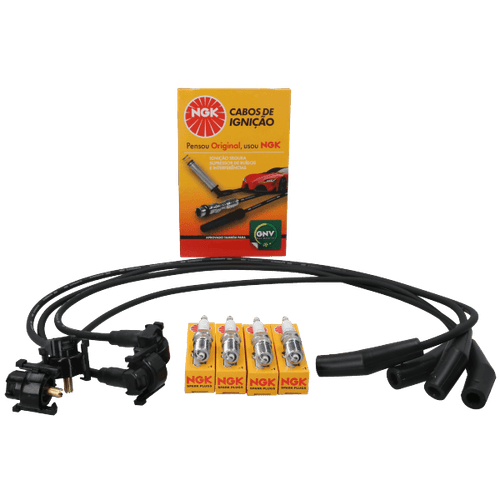Kit Cable +  Bujía Ford Fiesta, Ka NGK BRASIL