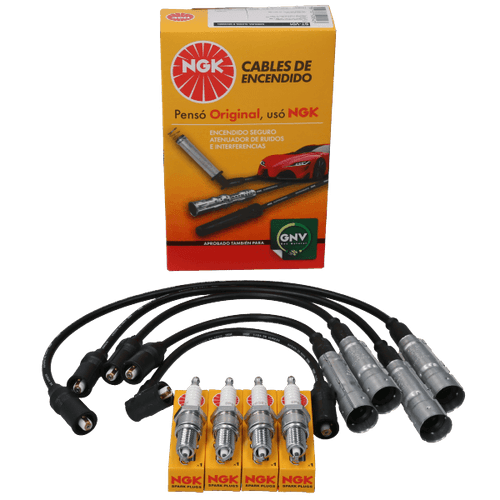 Kit Cable +  Bujía Vw Gol, Passar, Santana NGK BRASIL