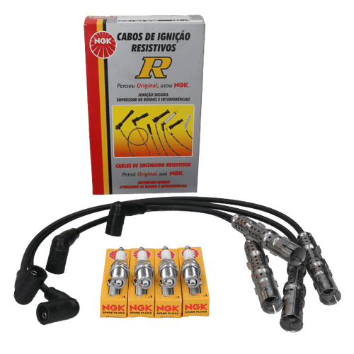Kit Cable +  Bujía Audi A3 NGK BRASIL