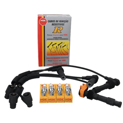 Kit Cable +  Bujía Chevrolet Corsa, Tigra NGK BRASIL