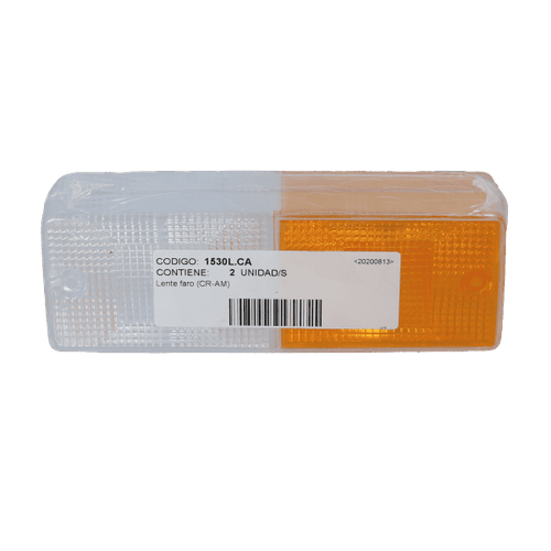 Lente Faro Cristal Ambar BAIML
