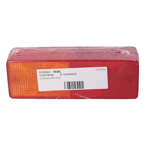 Lente Faro Rojo Ambar BAIML