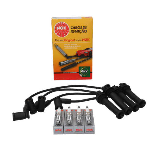Kit Cable +  Bujía Ford Ecosport NGK BRASIL